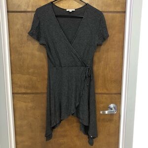 Grey Waffle Knit Dress 🐭🦋​